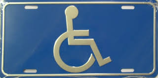 Image result for handicapped license plate